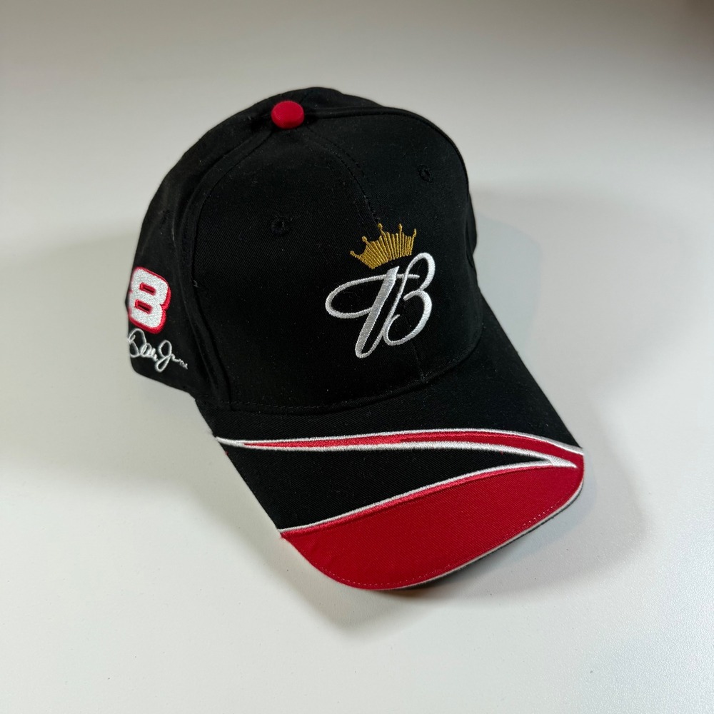 Winners Circle NASCAR Hat Mens OSFM Black Excellent Dale Earnhardt Jr #8 Bud B